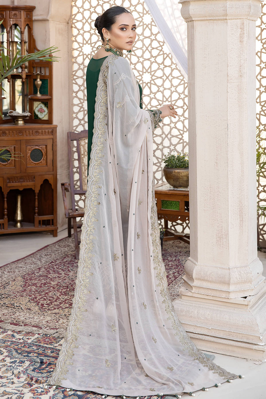 Exquise Majestic by Imrozia Embroidered Chiffon Unstitched 3Piece M-29 KIARA