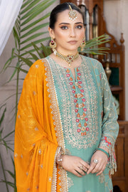 Exquise Majestic by Imrozia Embroidered Chiffon Unstitched 3Piece M-30 AZURI