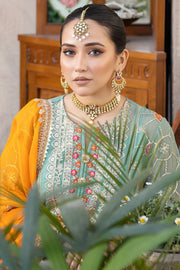 Exquise Majestic by Imrozia Embroidered Chiffon Unstitched 3Piece M-30 AZURI