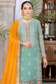 Exquise Majestic by Imrozia Embroidered Chiffon Unstitched 3Piece M-30 AZURI