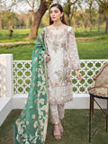 Ramsha Minhal Luxury Chiffon Unstitched 3Pc Embroidered Suit M-403