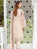 Ramsha Minhal Luxury Chiffon Unstitched 3Pc Embroidered Suit M-409 - FaisalFabrics.pk