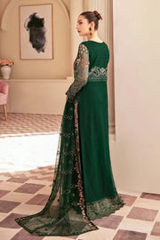 Ramsha Minhal Vol-06 Embroidered Net Unstitched 3Pc Suit M-609