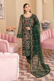 Ramsha Minhal Vol-06 Embroidered Net Unstitched 3Pc Suit M-609