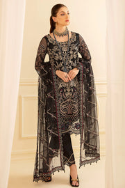 Ramsha Minhal Vol-07 Unstitched Embroidered Net 3Pc Suit M-703