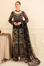 Ramsha Minhal Vol-07 Unstitched Embroidered Net 3Pc Suit M-703