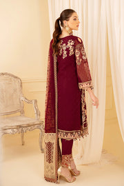 Ramsha Minhal Vol-07 Unstitched Embroidered Organza 3Pc Suit M-706