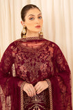 Ramsha Minhal Vol-07 Unstitched Embroidered Organza 3Pc Suit M-706