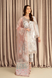 Ramsha Minhal Vol-07 Unstitched Embroidered Organza 3Pc Suit M-707