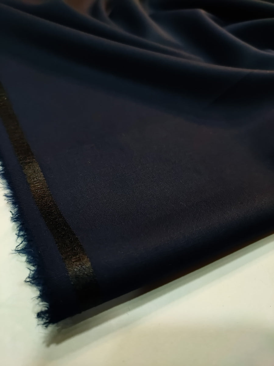 Silky Joy Men's Unstitched Blended Kameez Shalwar for Winter M000041-NAVY - FaisalFabrics.pk