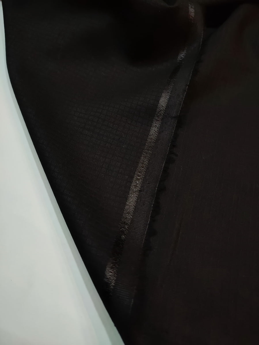 Silky Joy Men's Unstitched Blended Kameez Shalwar for Winter M000048-BLACK - FaisalFabrics.pk