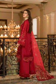 Suveez Pariza Embroidered Lawn 3 Piece Suit - CP-01 MUSK