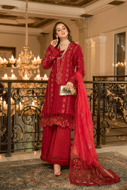 Suveez Pariza Embroidered Lawn 3 Piece Suit - CP-01 MUSK