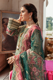 GISELE Shagun Luxury Formal Unstitched 3PC Suit D-09 Mahpara - FaisalFabrics.pk
