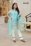 MAK Fashion Ready to Wear 2 Pc Embroidered Organza ORG-10051
