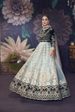 Hous of Nawab Makhmal Velvet Wedding Formals 3PC Suit 06-MANAR - FaisalFabrics.pk