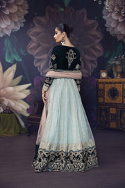 Hous of Nawab Makhmal Velvet Wedding Formals 3PC Suit 06-MANAR - FaisalFabrics.pk