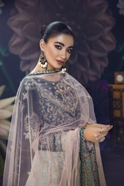 Hous of Nawab Makhmal Velvet Wedding Formals 3PC Suit 06-MANAR - FaisalFabrics.pk
