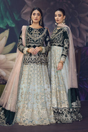 Hous of Nawab Makhmal Velvet Wedding Formals 3PC Suit 06-MANAR - FaisalFabrics.pk