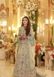 Sumaria’s Couture Bridal Stitched 3Pc Suit - Marigold