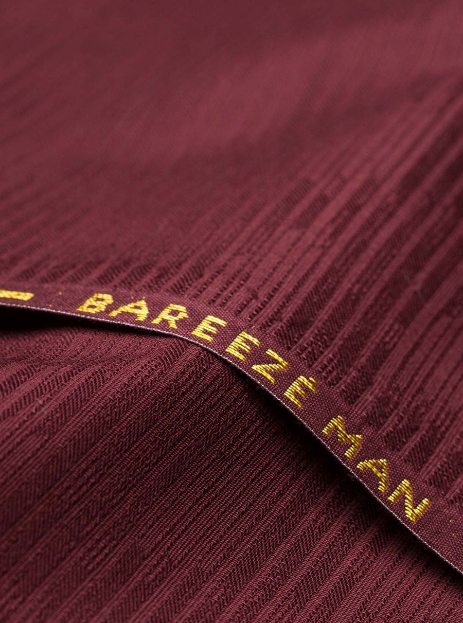Bareeze Man Jacquard Unstitched Fabric for Summer - Maroon