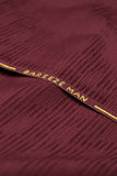 Bareeze Man Jacquard Unstitched Fabric for Summer - Maroon