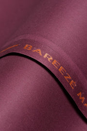 Bareeze Man Premium 365-Latha 100% Cotton Unstitched Fabric - Maroon