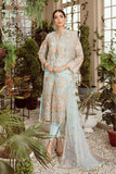 MASHQ Festive Collection Embroidered Organza 3Pc Suit MZ-01 ICY STRIDE - FaisalFabrics.pk
