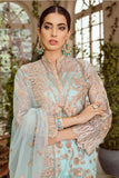 MASHQ Festive Collection Embroidered Organza 3Pc Suit MZ-01 ICY STRIDE - FaisalFabrics.pk