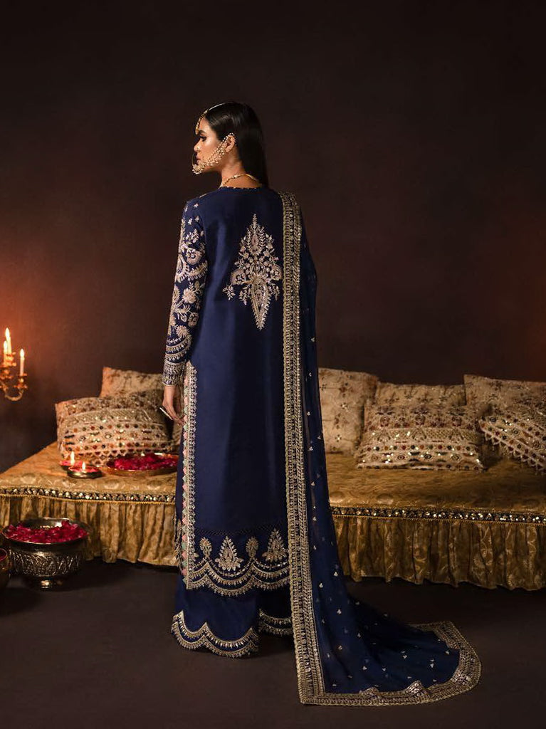 Divani by Afrozeh Unstitched Silk Embroidered 3 Piece Suits AF25DS AS-25-08 Sufiya - Festive Collection