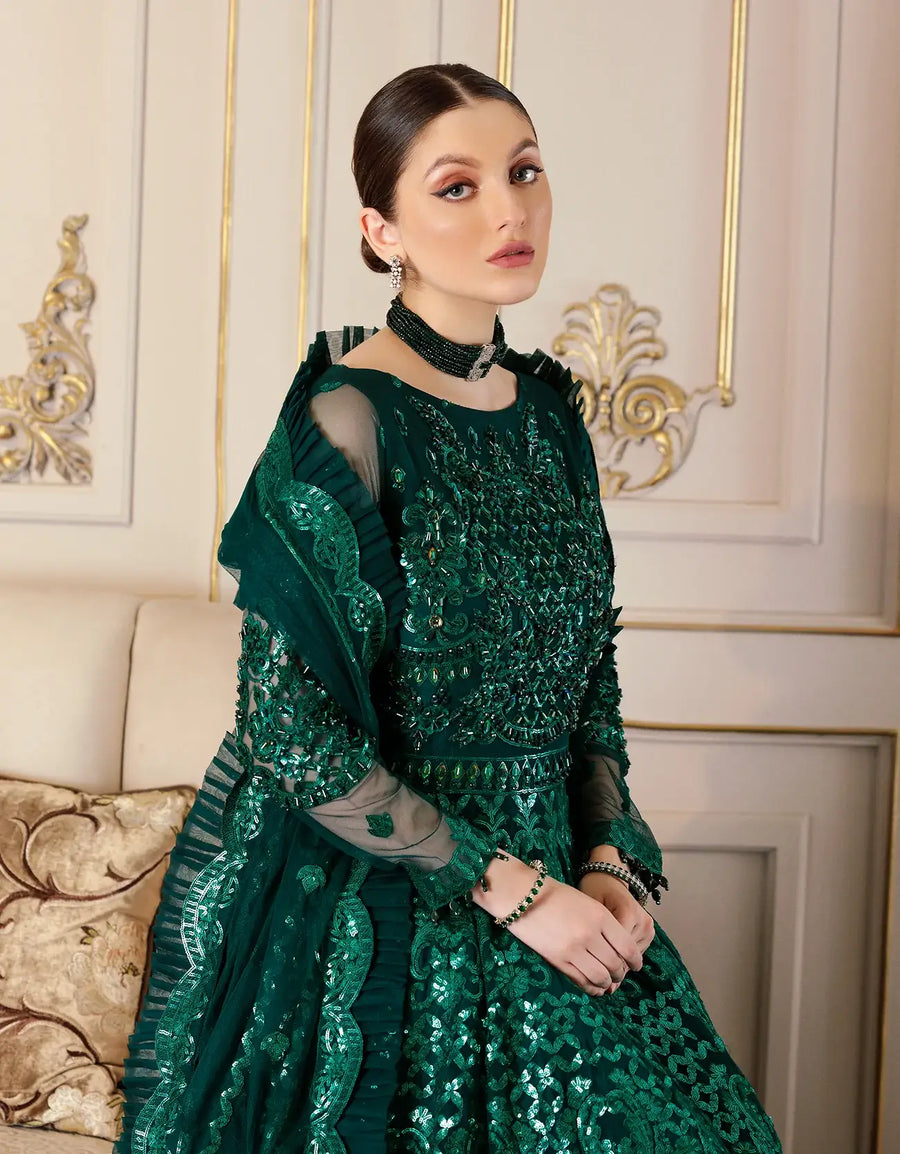 Emaan Adeel Mahermah Bridal Vol-03 Unstitched 3Pc Suit MB-306