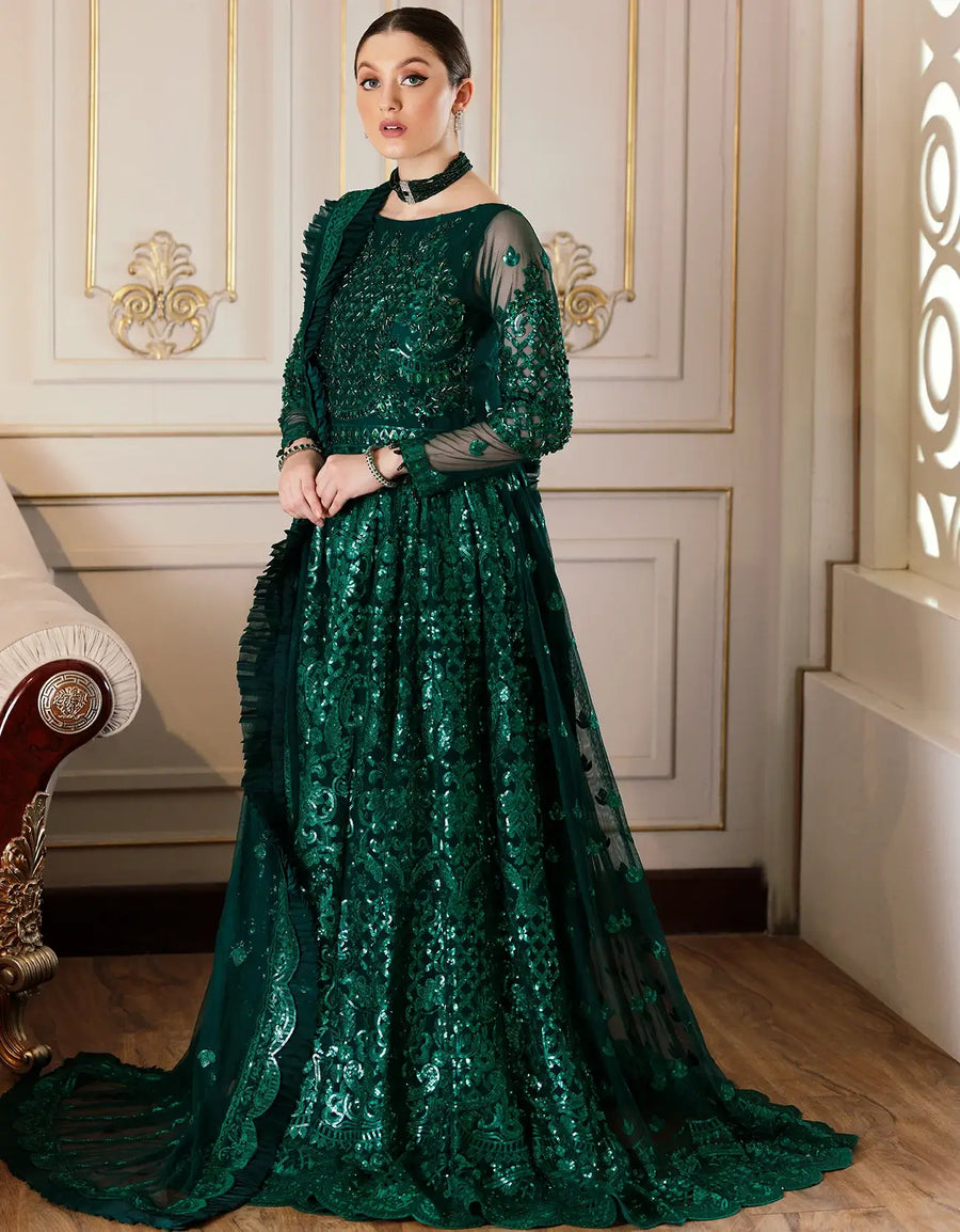 Emaan Adeel Mahermah Bridal Vol-03 Unstitched 3Pc Suit MB-306