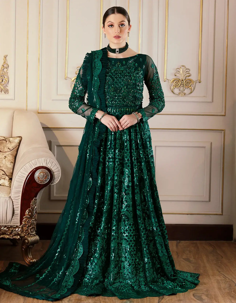 Emaan Adeel Mahermah Bridal Vol-03 Unstitched 3Pc Suit MB-306