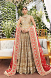 Maryum N Maria Emroidered Net Unstitched 3pc Bridal Suit MBM-0013 - FaisalFabrics.pk