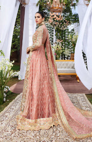 Maryum N Maria Emroidered Net Unstitched 3pc Bridal Suit MBM-0014 - FaisalFabrics.pk