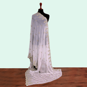 Tasneem Fabrics Women's Embroidered Crinkle Dupatta - MDEM0002060