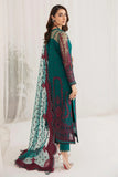Jazmin Formal Unstitched Embroidered Net 3 Piece Suit - MEADOW GREEN