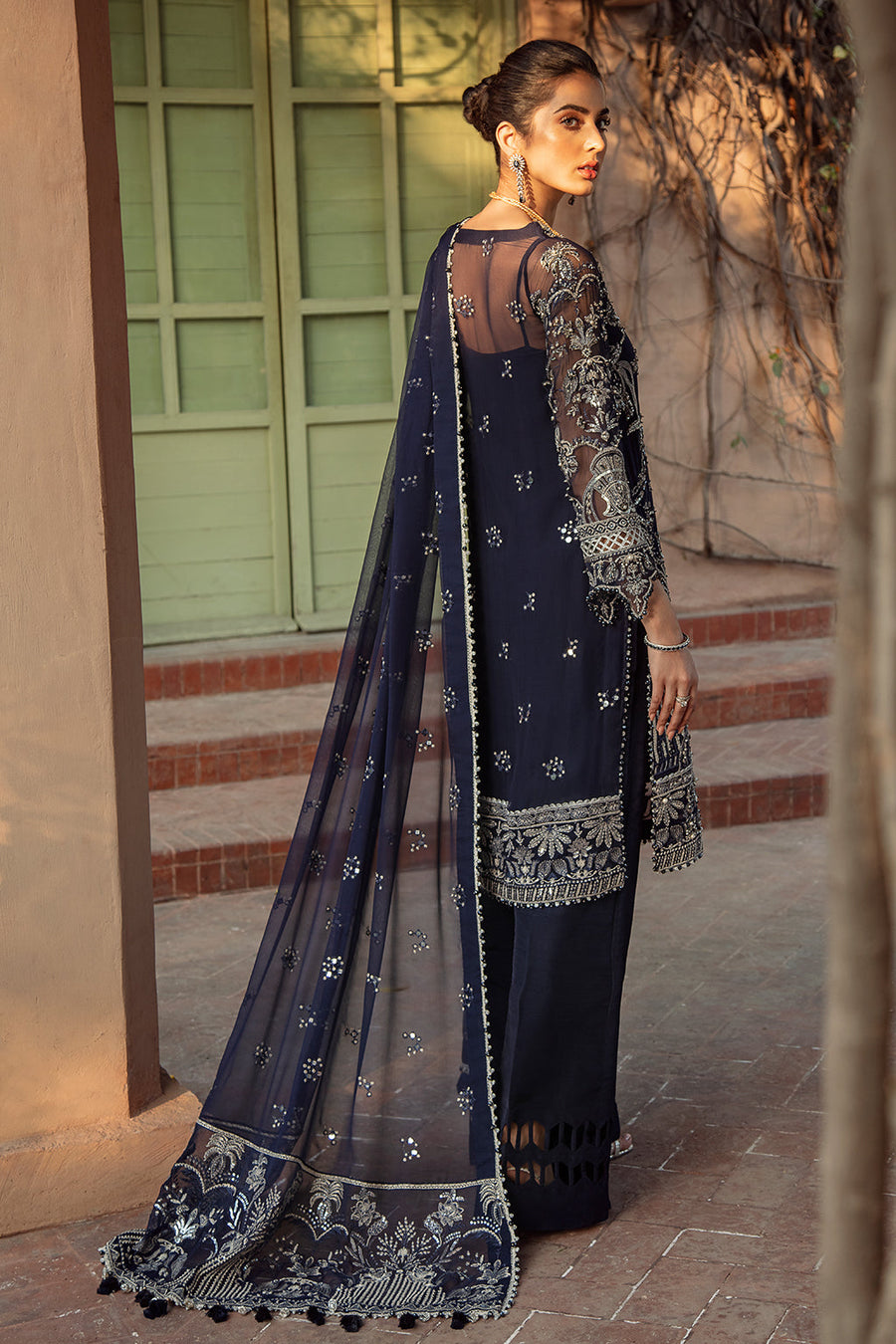 ILAHA Gulmina Luxury Festive Formal 3Pc Suit IL-004 MEHER-UN-NISSA