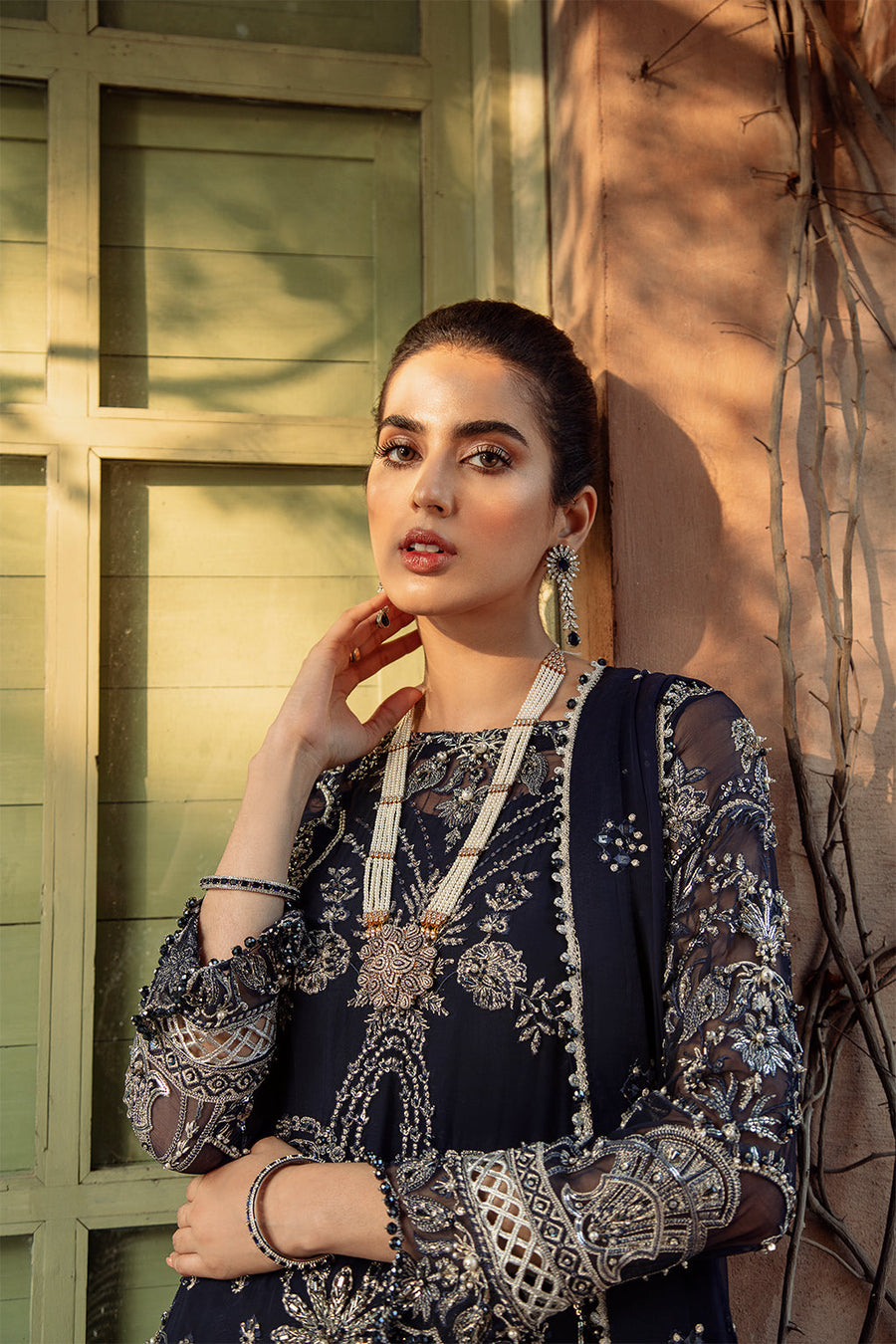ILAHA Gulmina Luxury Festive Formal 3Pc Suit IL-004 MEHER-UN-NISSA