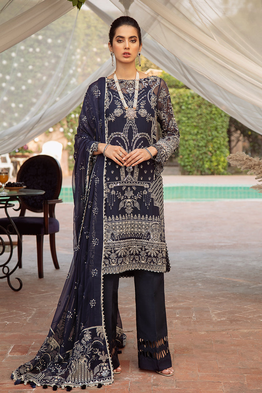 ILAHA Gulmina Luxury Festive Formal 3Pc Suit IL-004 MEHER-UN-NISSA
