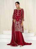 hada Ahdia Unstitched Embroidered Luxury Formal Suit AH-05 MEHMAR