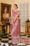 Maryum N Maria Luxury Handmade Unstitched Net Fabric Saree MFR-0001 - FaisalFabrics.pk