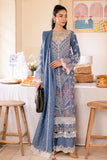 Saad Shaikh Lamour Embroidered Luxury Lawn Unstitched 3Pc Suit D-04 UNA
