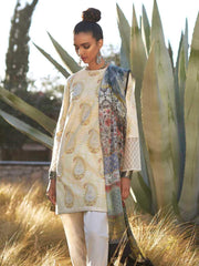 ZARA SHAHJAHAN Luxury Lawn 2019 Embroidered 3PC Suit MINAH A - FaisalFabrics.pk