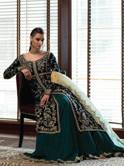 MUSHQ Destiny Luxury Velvet Unstitched 3Pc Suit MV22-02 MIRAGE