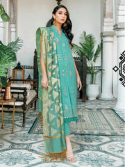 GulAhmed Summer Premium Luxury Jacquard Unstitched 3Pc Suit MJ-32003