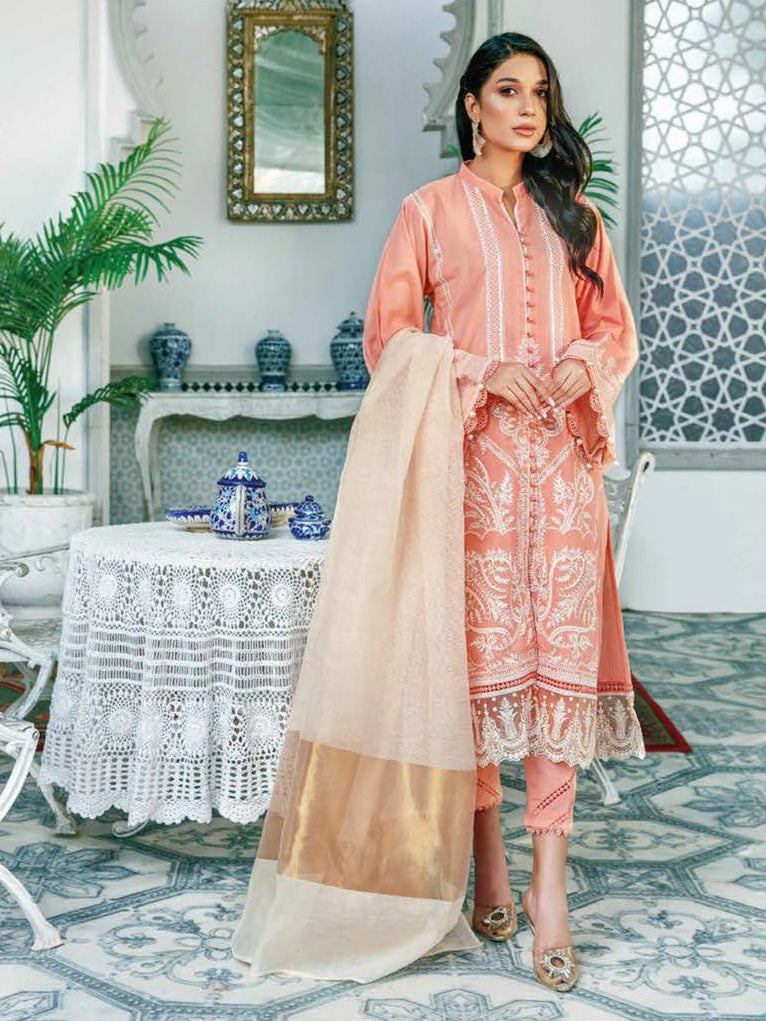 GulAhmed Summer Premium Luxury Jacquard Unstitched 3Pc Suit MJ-32031