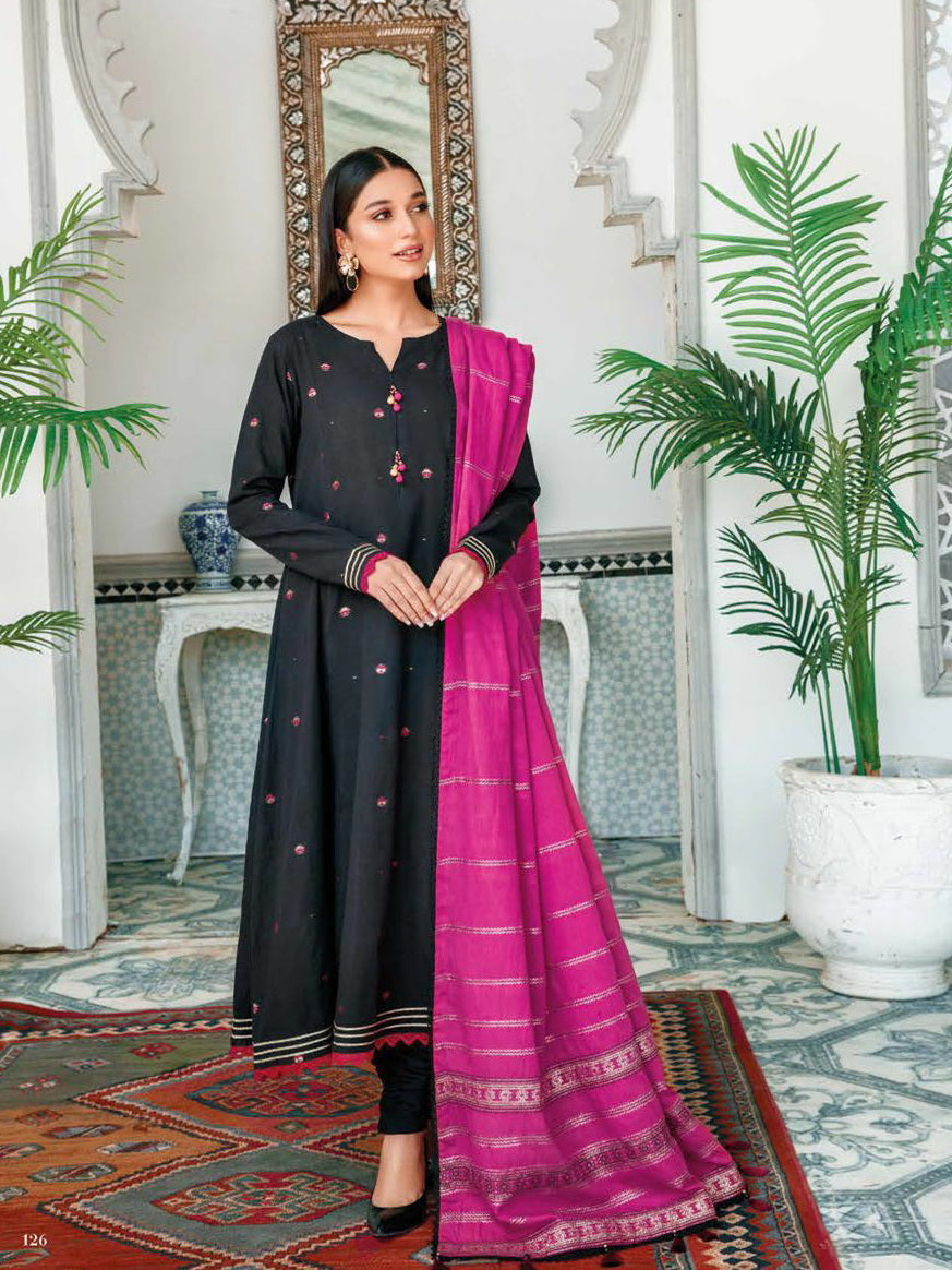 GulAhmed Summer Premium Luxury Jacquard Unstitched 3Pc Suit MJ-32033
