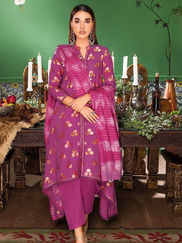 GulAhmed Summer Premium Luxury Jacquard Unstitched 3Pc Suit MJ-32037