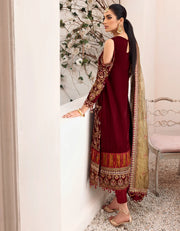 Emaan Adeel Makhmal Unstitched Luxury Velvet 3Pc Suit MK-308